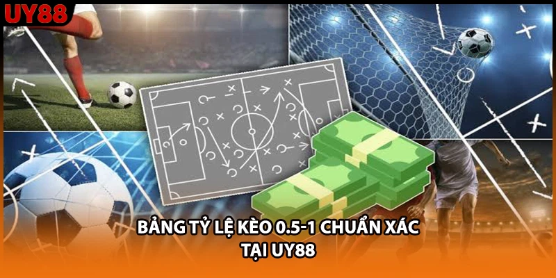Bảng tỷ lệ kèo 0.5-1 chuẩn xác tại UY88 Bảng tỷ lệ kèo 0.5-1 chuẩn xác tại UY88