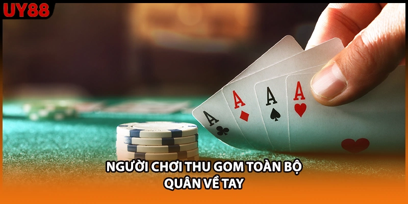 Người chơi thu gom toàn bộ quân về tay