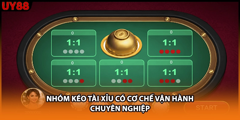 Nhóm kéo Tài Xỉu có cơ chế vận hành chuyên nghiệp